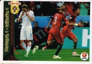371 Portugal, 1 – Islandia, 1 – Futebol 2016-2017 Panini