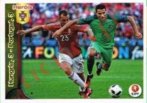 373 Hungria, 3 – Portugal, 3 – Futebol 2016-2017 Panini