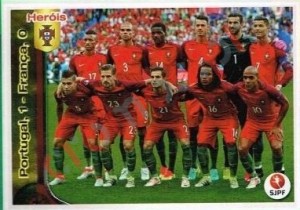 377 Portugal, 1 – Franca, 0 – Futebol 2016-2017 Panini
