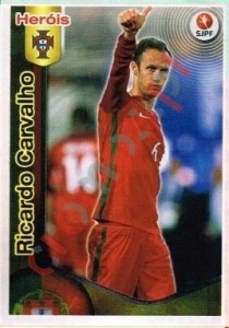 384 Ricardo Carvalho – Futebol 2016-2017 Panini