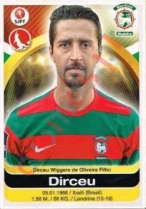 157 Dirceu – Futebol 2016-2017 Panini