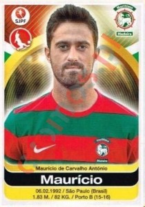 158 Mauricio – Futebol 2016-2017 Panini