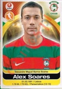 162 Alex Soares – Futebol 2016-2017 Panini