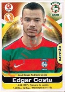 165 Edgar Costa – Futebol 2016-2017 Panini