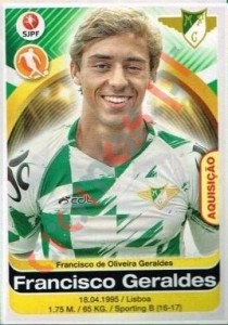 178 Francisco Geraldes – Futebol 2016-2017 Panini