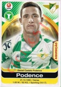185 Daniel Podence – Futebol 2016-2017 Panini