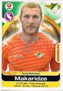186 Makaridze – Futebol 2016-2017 Panini