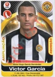 189bis Victor Garcia – Futebol 2016-2017 Panini