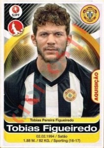 190 Tobias Figueiredo – Futebol 2016-2017 Panini