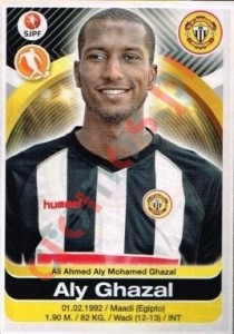 195 Aly Ghazal – Futebol 2016-2017 Panini