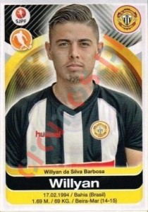 197 Willyan – Futebol 2016-2017 Panini