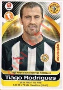 198 Tiago Rodrigues – Futebol 2016-2017 Panini