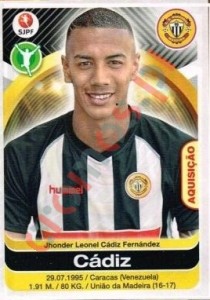202 Cadiz – Futebol 2016-2017 Panini