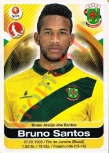 222 Bruno Santos – Futebol 2016-2017 Panini