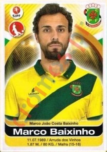 225 Marco Baixinho – Futebol 2016-2017 Panini