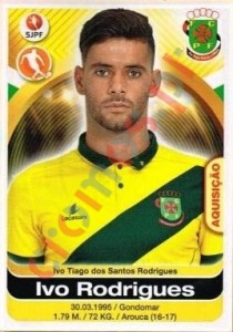 230 Ivo Rodrigues – Futebol 2016-2017 Panini