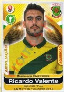 233bis Ricardo Valente – Futebol 2016-2017 Panini