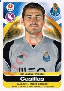 238 Iker Casillas – Futebol 2016-2017 Panini