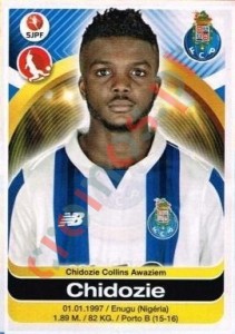 243 Chidozie – Futebol 2016-2017 Panini