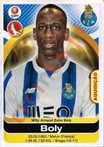 244 Willy Boly – Futebol 2016-2017 Panini
