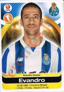 251 Evandro – Futebol 2016-2017 Panini