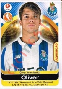 252 Oliver Torres – Futebol 2016-2017 Panini
