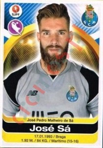 259 Jose Sa – Futebol 2016-2017 Panini