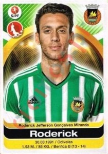274 Roderick – Futebol 2016-2017 Panini