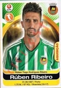 279 Ruben Ribeiro – Futebol 2016-2017 Panini