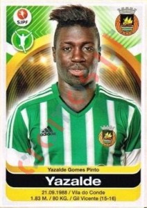 283 Yazalde – Futebol 2016-2017 Panini
