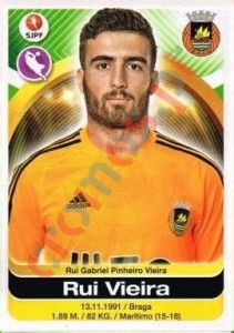 286 Rui Vieira – Futebol 2016-2017 Panini