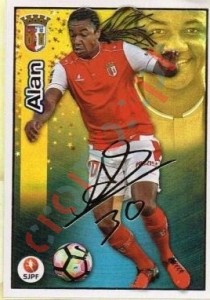 205 Alan (Braga) – Futebol 2016-2017 Panini