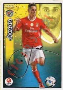 211 Jonas (Benfica) – Futebol 2016-2017 Panini