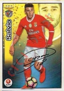 218 Salvio (Benfica) – Futebol 2016-2017 Panini