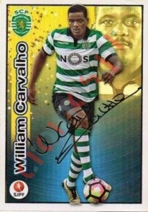 219 William Carvalho (Sporting) – Futebol 2016-2017 Panini