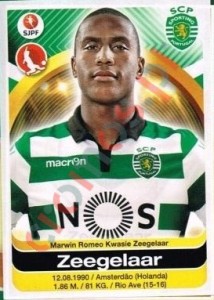 296 Marvin Zeegelaar – Futebol 2016-2017 Panini