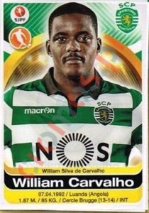 297 William Carvalho – Futebol 2016-2017 Panini