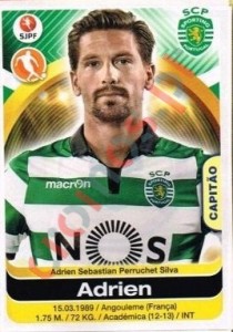 298 Adrien Silva – Futebol 2016-2017 Panini
