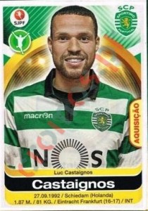 305 Luc Castaignos – Futebol 2016-2017 Panini