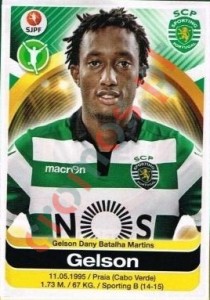 306 Gelson Martins – Futebol 2016-2017 Panini