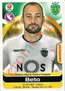309 Beto – Futebol 2016-2017 Panini
