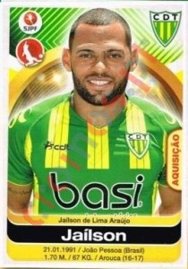 322 Jailson – Futebol 2016-2017 Panini