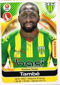 324 Tambe – Futebol 2016-2017 Panini
