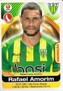 326 Rafael Amorim – Futebol 2016-2017 Panini