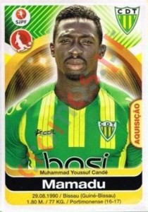 327 Mamadu – Futebol 2016-2017 Panini