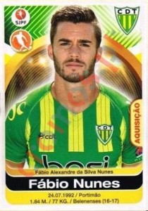 332 Fabio Nunes – Futebol 2016-2017 Panini