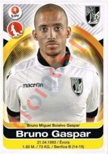 339 Bruno Gaspar – Futebol 2016-2017 Panini