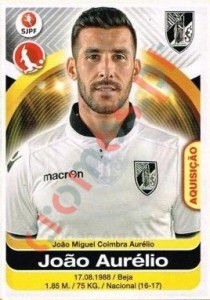 340 Joao Aurelio – Futebol 2016-2017 Panini