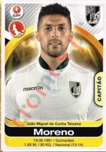 341 Moreno – Futebol 2016-2017 Panini