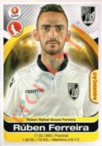 343 Ruben Ferreira – Futebol 2016-2017 Panini